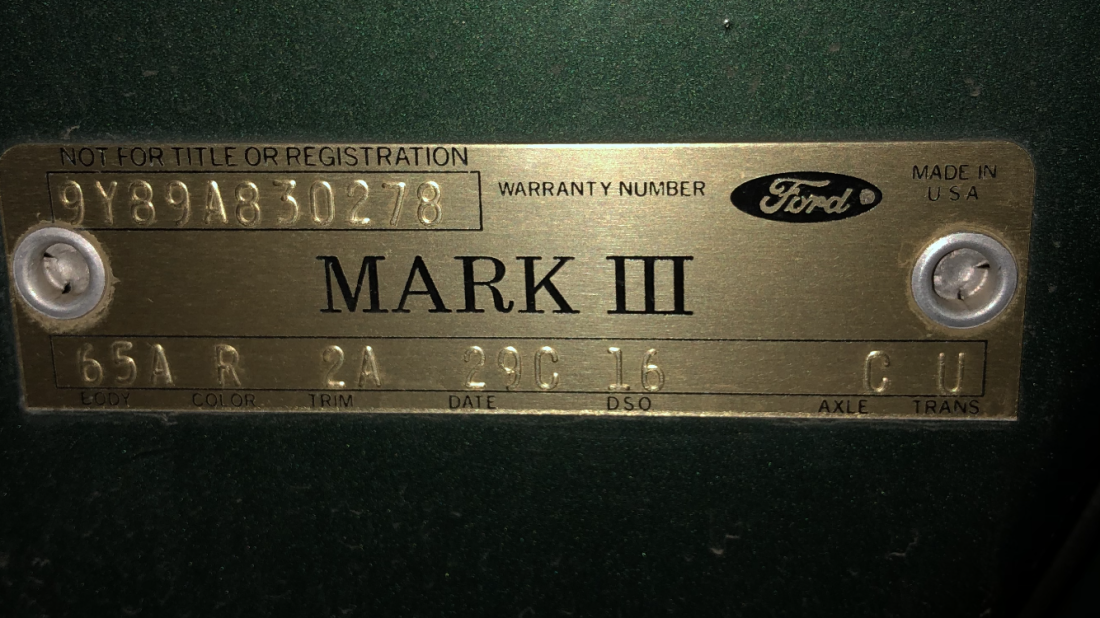 1969 Lincoln Mark Series MARK III - photo 6