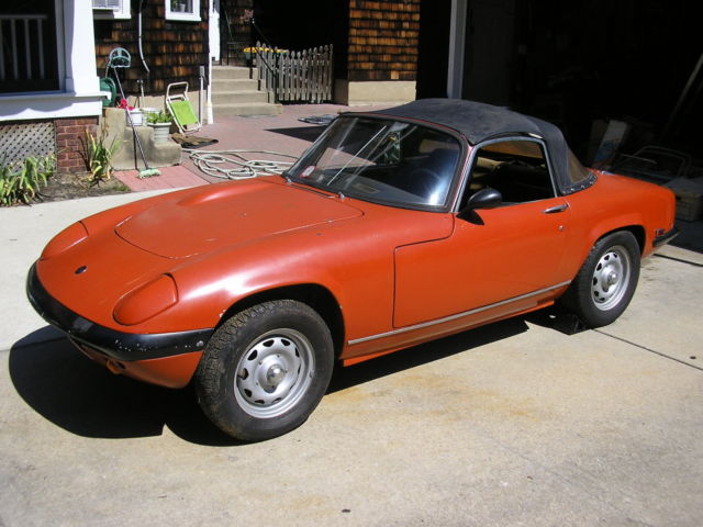 1969 Lotus Elan S4 Type 45 drop head coupe project 1969 Lotus Elan S4