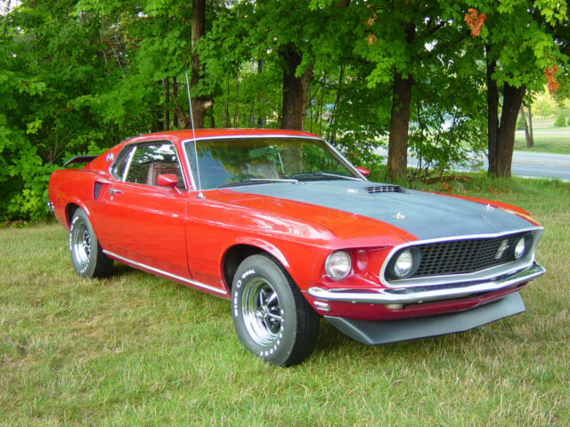 1969 mach 1 mustang 4spd 351 candyapple red unrestored very clean and solid 1969 Ford Mustang