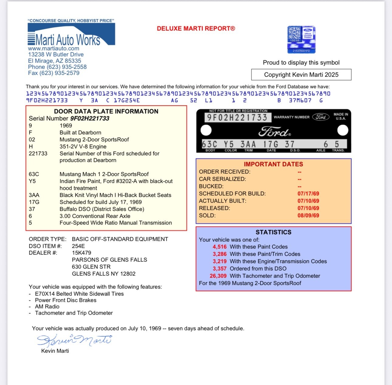 1969 Ford Mustang - photo 2