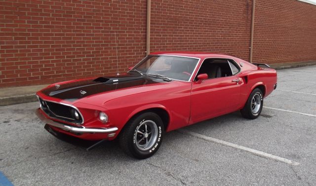 1969 Mach 1 Mustang H Code w/ Marti Report 351 Windsor 4 speed manual trans 1969 Ford Mustang Mach 1