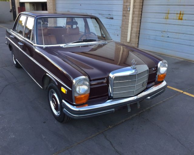 1969 Mercedes 250 1 owner w114 doc miles 4spd no rust unrestored original 1969 Mercedes-Benz 200-Series