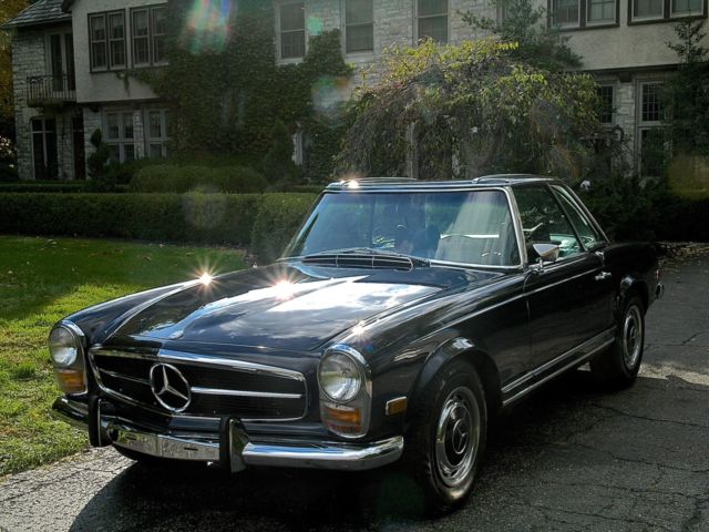 1969 Mercedes 280SL 59K Mi Auto 904 Midnight Blue No Rust Excellent Original NR! 1969 Mercedes-Benz SL-Class 280 SL