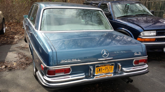 1969 Mercedes 300SEL 6.3 M100 Sedan SUNROOF* W109.018 DB387 #400 1969 Mercedes-Benz 300-Series 300SEL 6.3