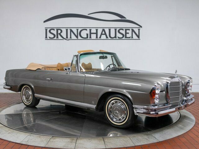 1969 Mercedes-Benz 280 SE Cabriolet 1023 Miles Anthracite Grey Metallic 280 SE 2 1969 Mercedes-Benz 200-Series SE Cabriolet