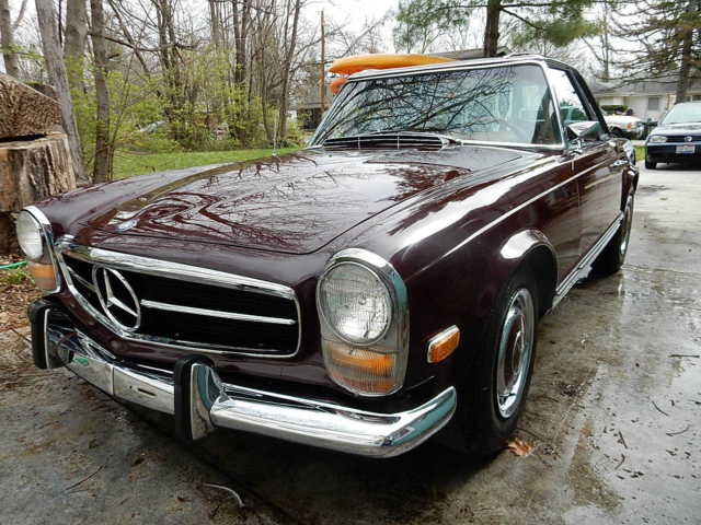 1969 Mercedes Benz 280 SL Both tops Air Auto Solid Nice! 1969 Mercedes-Benz SL-Class