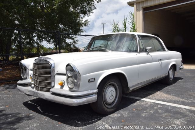 1969 Mercedes Benz 280se Coupe Runs Solid Body Behr A/C Power Windows Automatic 1969 Mercedes-Benz 200-Series w111 Behr A/C Auto Excellent Project Solid Body