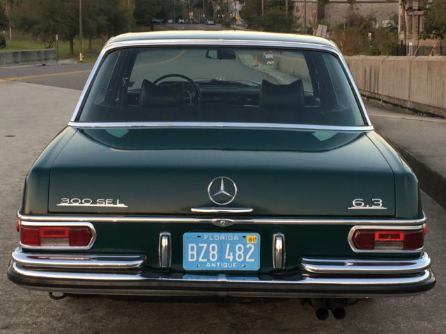 1969 Mercedes-Benz 300-Series 300SEL 6,3 in 268 Dark Green w. BLACK LEATHER - photo 4