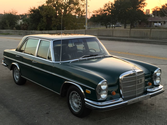 1969 Mercedes-Benz 300-Series 300SEL 6,3 in 268 Dark Green w. BLACK LEATHER - photo 6