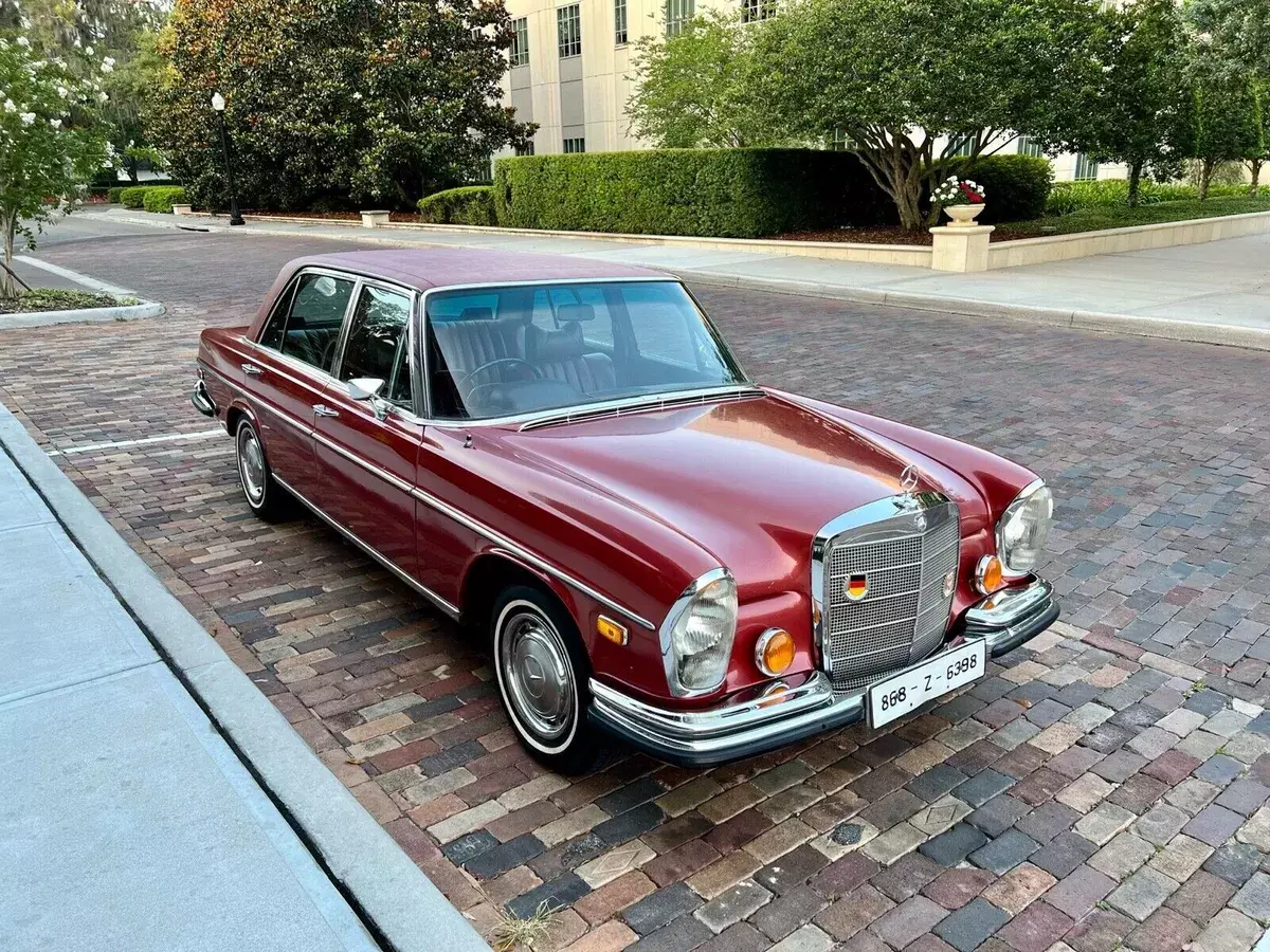 1969 Mercedes-Benz 300SEL Red 6.3L Right Hand Drive 1969 Mercedes-Benz 300SEL 6.3L Right Hand Drive