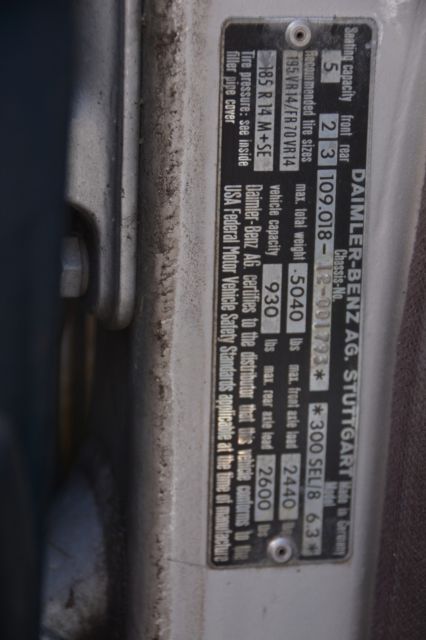 1969 Mercedes-Benz 300-Series 300SEL 6.3 - photo 12