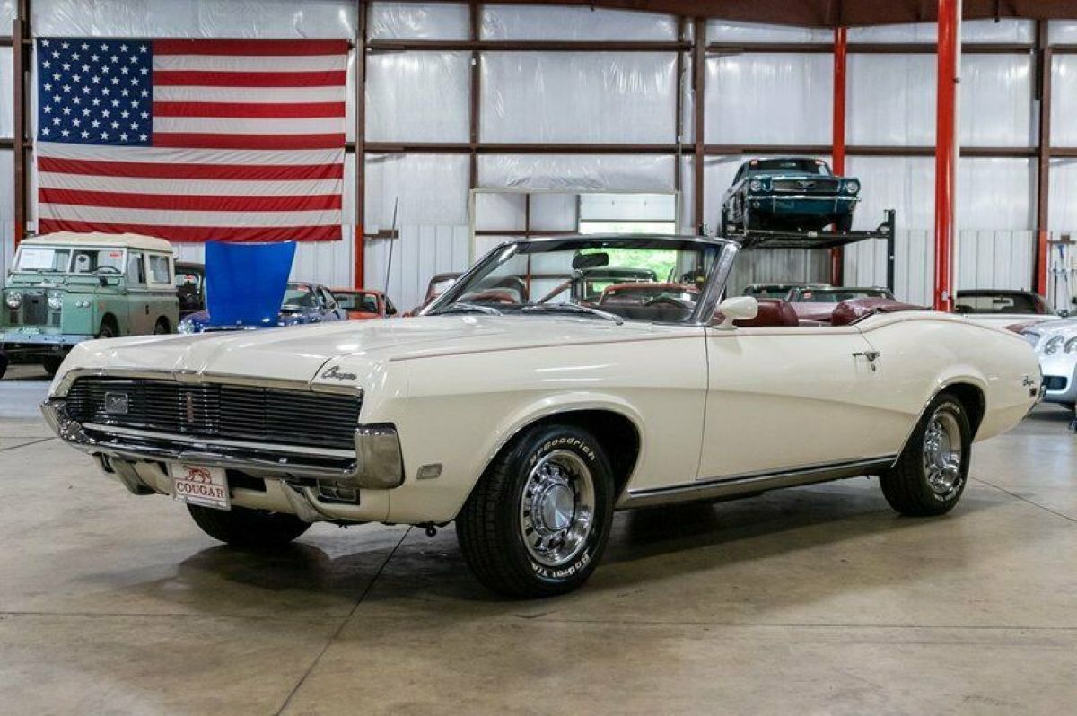 1969 Mercury Cougar 3971 Miles White Convertible 351ci V8 Automatic 1969 Mercury Cougar