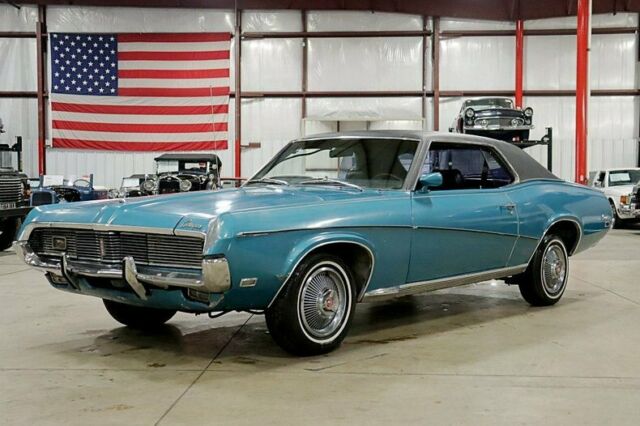 1969 Mercury Cougar 89059 Miles Teal Hardtop V8 Automatic 1969 Mercury Cougar --