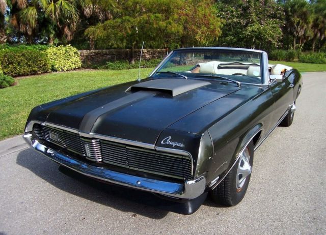 1969 Mercury Cougar Convertible, 2 owner, 3-speed, last titled in 77, barnfind 1969 Mercury Cougar