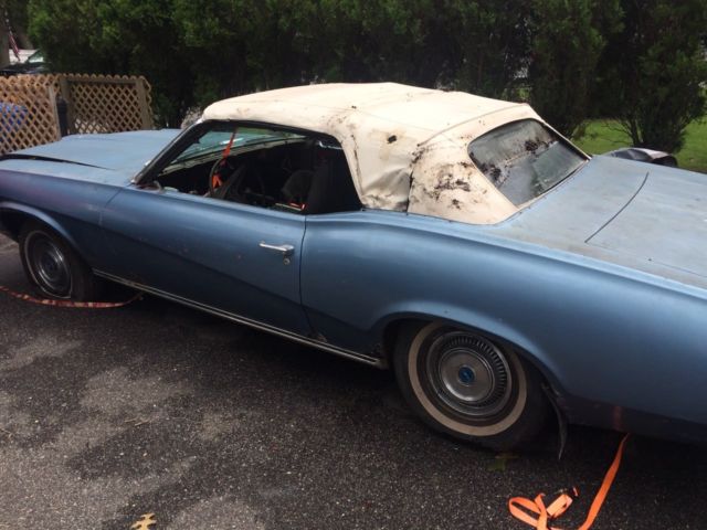 1969 Mercury Cougar Convertible Numbers Matching 1969 Mercury Cougar