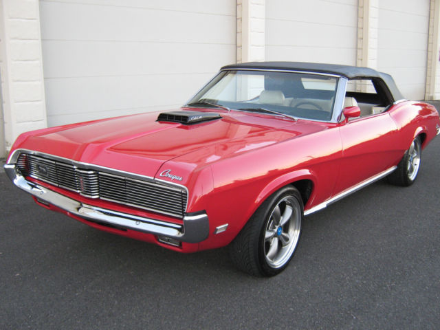 1969 MERCURY COUGAR CONVERTIBLE RARE H-CODE 351V 8 -ONE OF A KIND--EXCELLENT -- 1969 Mercury Cougar CONVERTIBLE