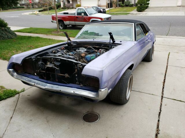 1969 MERCURY COUGAR NEEDS WORK 1969 Mercury Cougar None