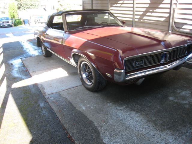 1969 Mercury Cougar XR7 Convertible - Big Block 1969 Mercury Cougar XR7