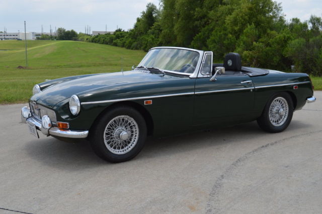 1969 MGB British Racing Green 1969 MG MGB