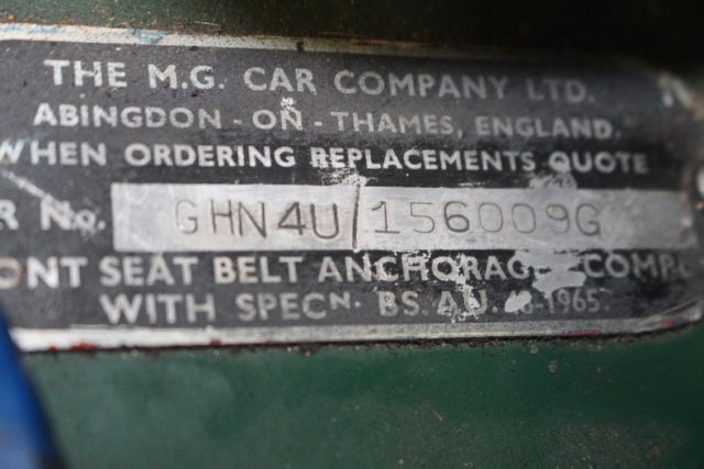 1969 MG MGB MKII - photo 11