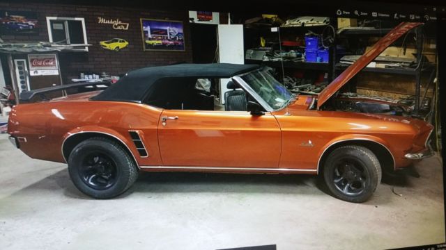 1969 Mustang convertible with GT options 1969 Ford Mustang