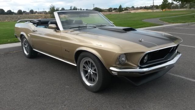 1969 Mustang GT Convertible Resto-Mod Tribute, Shelby GT-350 Custom Restoration 1969 Ford Mustang GT Tribute Custom