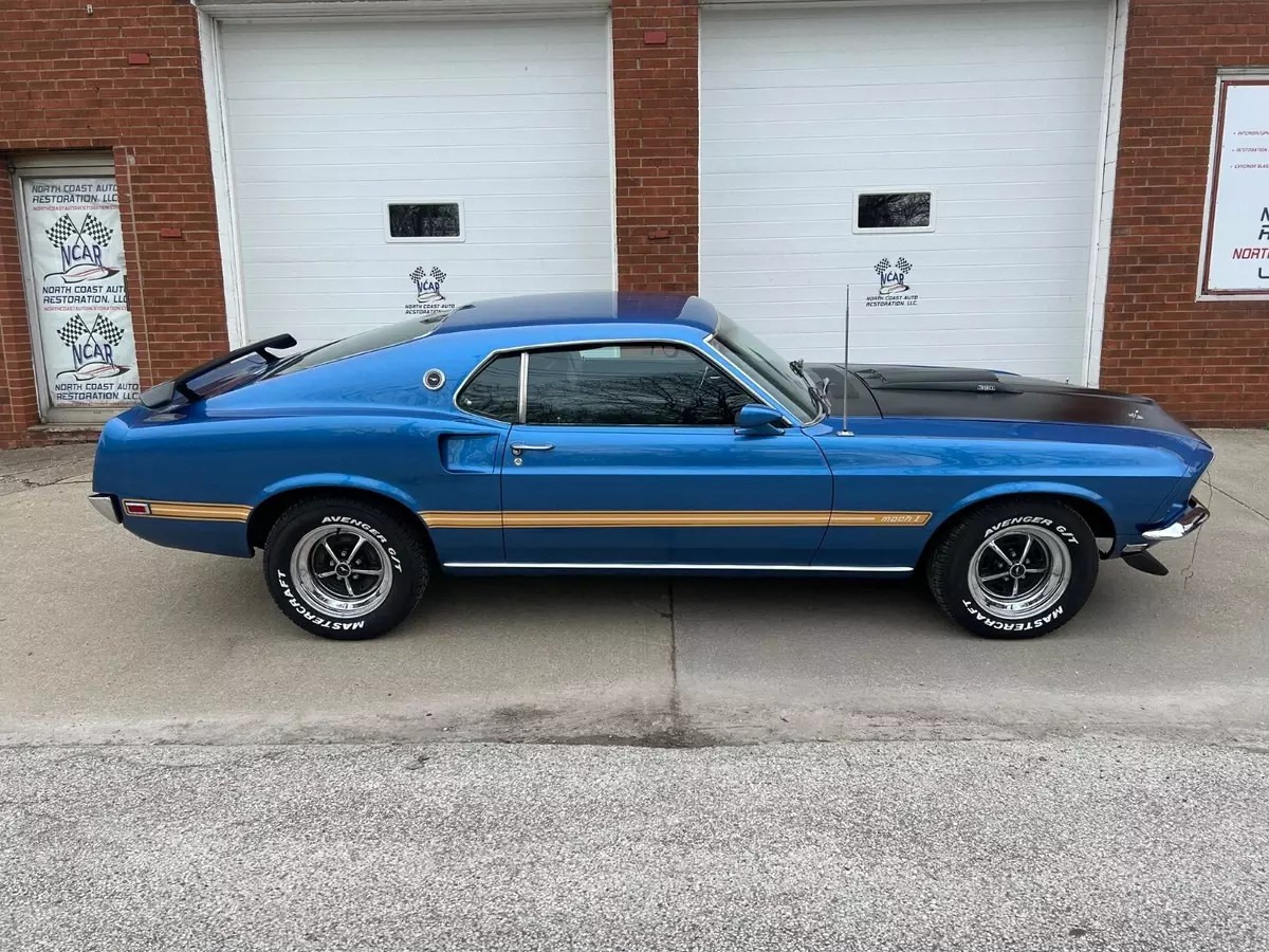 1969 Mustang Mach-1 #'s Matching 390 AT,PS,PDB, AC, 9" Rust Free. Very Nice! 1969 Ford Mustang