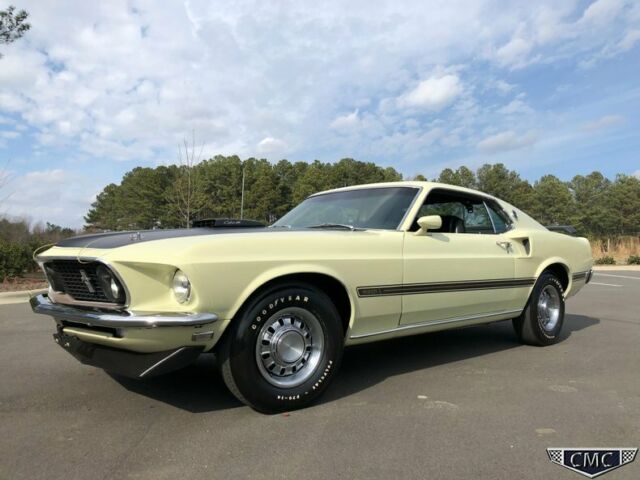 1969 Mustang Mach 1 428 CJR Ram Air 4-Speed Marti report Broadcast Sheet 1 of 1 1969 Ford Mustang
