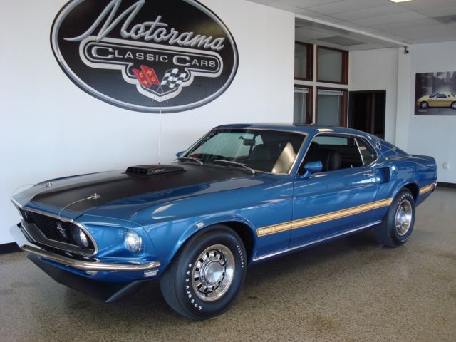 1969 Mustang Mach 1 428 SCJ 4-speed 1969 Ford Mustang Mach 1