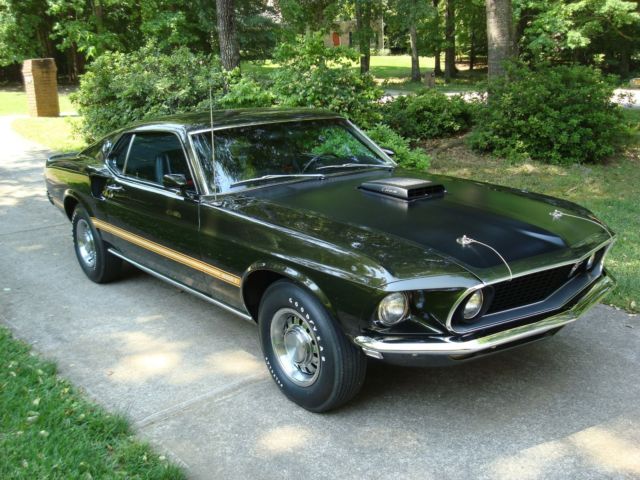 1969 Mustang Mach 428 Super Cobra Jet (SCJ) 1969 Ford Mustang Mach 1