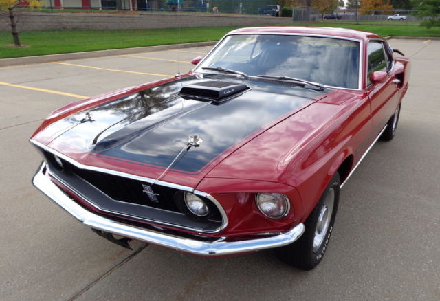1969 MUSTANG MACH1 R CODE SUPER COBRA JET "W" CODE 4.33 GEARS SUPER DRAG PACK 1969 Ford Mustang