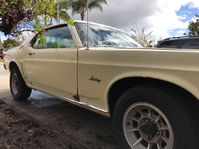 1969 Mustang V8 302 project car coupe hot rod classic 1969 Ford Mustang Coupe