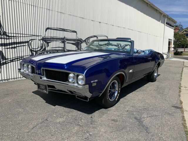 1969 Oldsmobile 442 47373 Miles Blue Convertible 1969 Oldsmobile 442 No trim field
