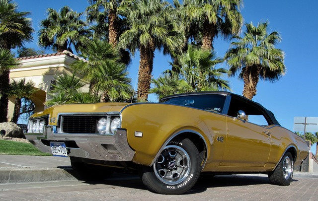 1969 OLDSMOBILE 442 CONVERTIBLE RARE GOLD ON GOLD FULLY DOCUMENTED AT NO RESERVE 1969 Oldsmobile 442