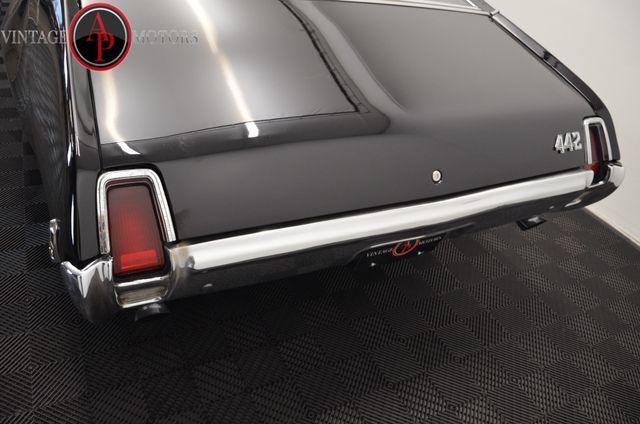 1969 Oldsmobile 442 V8 AUTO AC TRIPLE BLACK!! - photo 11