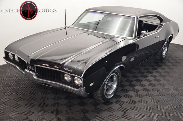 1969 Oldsmobile 442 V8 AUTO AC TRIPLE BLACK!! - photo 3