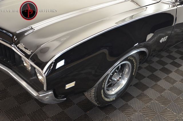 1969 Oldsmobile 442 V8 AUTO AC TRIPLE BLACK!! - photo 4