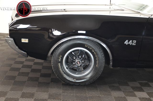 1969 Oldsmobile 442 V8 AUTO AC TRIPLE BLACK!! - photo 8