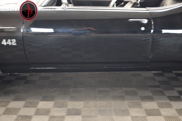 1969 Oldsmobile 442 V8 AUTO AC TRIPLE BLACK!! - photo 9