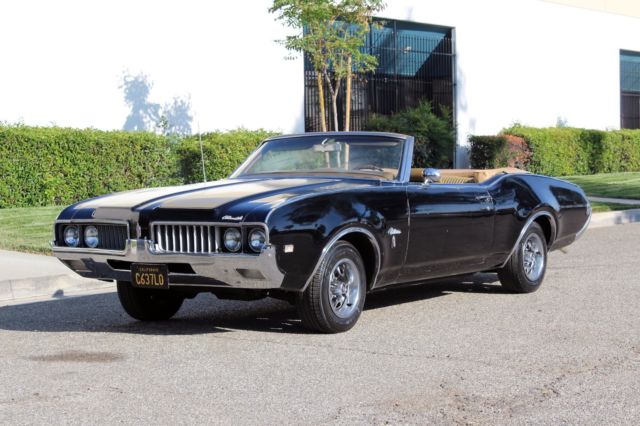 1969 Oldsmobile Cutlass Convertible, S, Runs A+