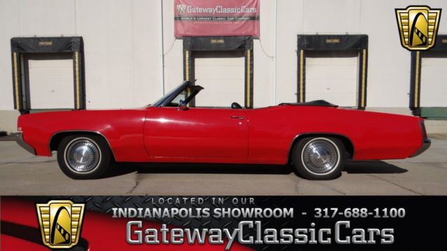 1969 Oldsmobile Delta 88 42531 Miles Red Convertible 455 CID V8 TH400 3-Speed A 1969 Oldsmobile Delta 88