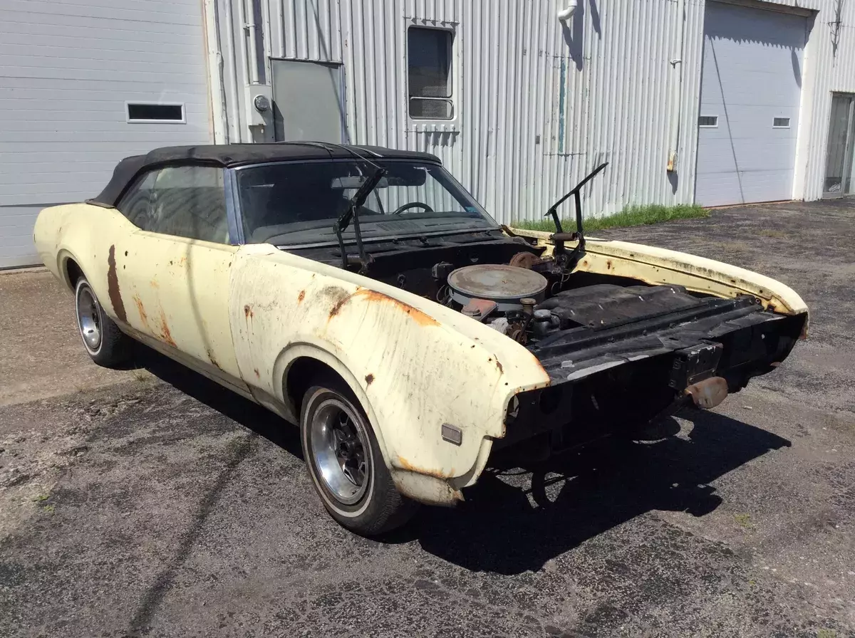1969 Oldsmobile Oldsmobile 442 Convertible Bench Seat 4 Speed Project Car 1969 Oldsmobile 442
