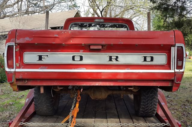1969 Perfect Patina Red on Red Ford F100 Ranger No Rust 390/4 speed 1969 Ford F-100 Ranger