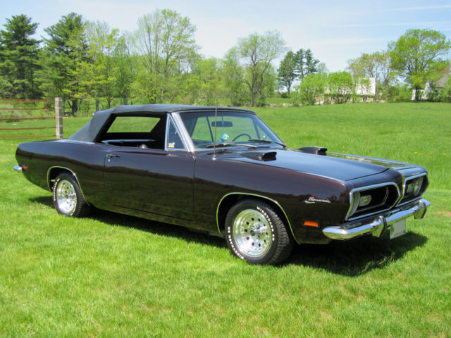 1969 Plymouth Barracuda Convertible - 340 4 speed - looks and runs great! 1969 Plymouth Barracuda