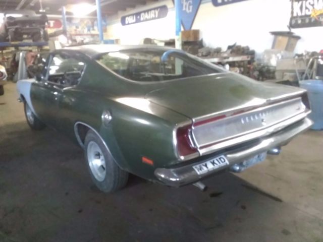 1969 Plymouth Barracuda Fastback v8 Auto Factory bucket seats and console solid 1969 Plymouth Barracuda