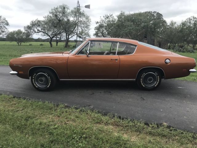 1969 Plymouth Barracuda Freshly built 318 nice color buckets and console - photo 3