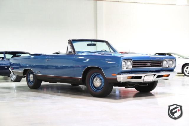 1969 Plymouth GTX Hemi Convertible 41530 Miles Blue & White Convertible 1969 Plymouth GTX Hemi Convertible --