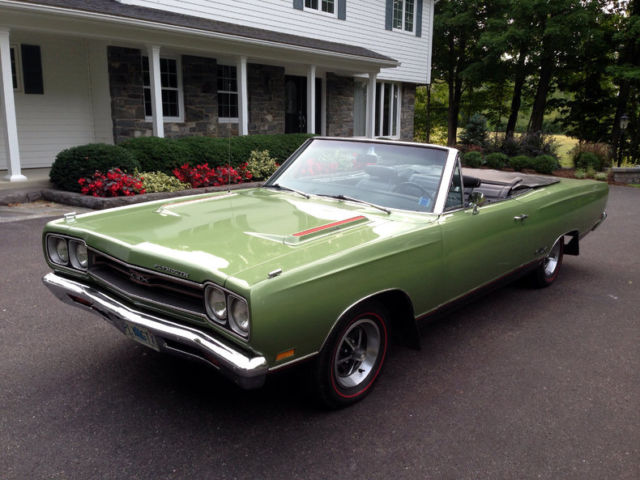 1969 Plymouth GTX Low Miles Convertible 4 Speed Original Collector Car 1969 Plymouth GTX