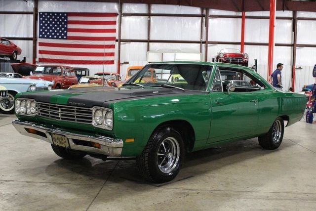 1969 Plymouth Road Runner 13287 Miles Spring Green Coupe V8 4 Speed Manual 1969 Plymouth Road Runner --