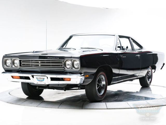 1969 Plymouth Road Runner 383 V8 4 Speed Manual Coupe Black 1969 Plymouth Road Runner --